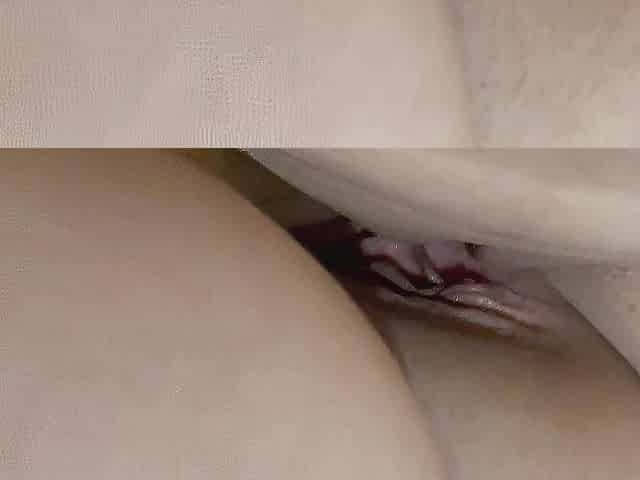 Close up scissoring
