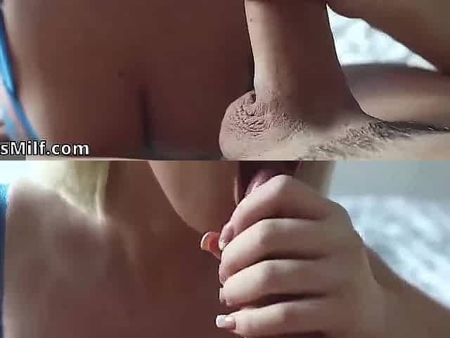 Big Natural Tits Blonde Fucks In Her New Lingerie And Cums Hard From New Toy