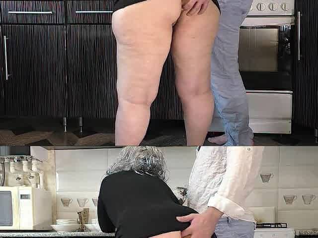 Disgruntled stepmom admitted that a schlong in the booty can calm her down