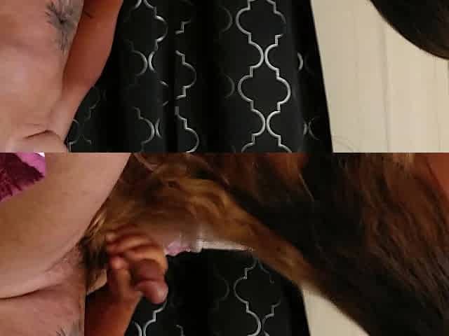 Masturbating Very Lengthy Hair Fetish (pervert screwing cute hotty's hair)