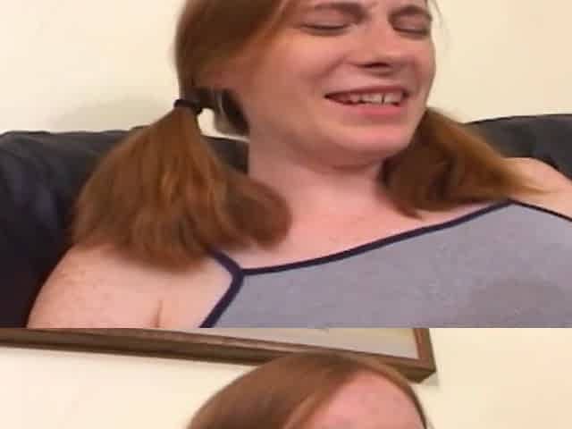 Suggar Dad Bangs Teen Redhead in front of his Wife