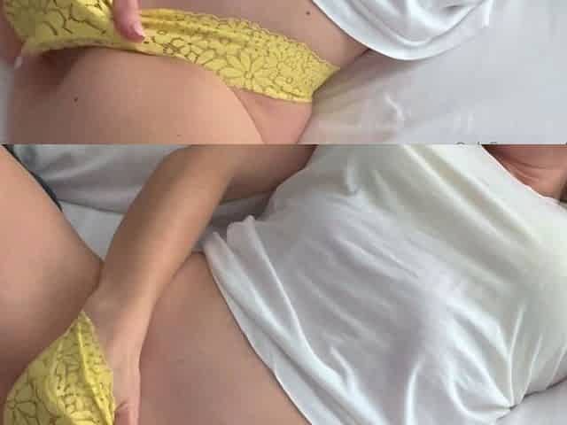 Sexynympho webcam model uses toy on clit to masturbate