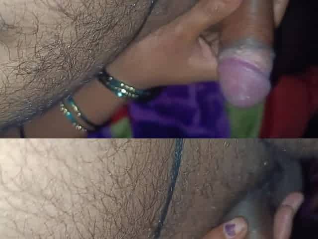 Desi Indian Village Wife Hand Job Her Hubby Big Black Dick and Hubby Giving Big Strokes at Doggy Fucking