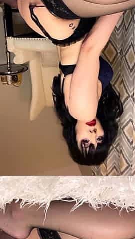 Busty brunette solo masturbation