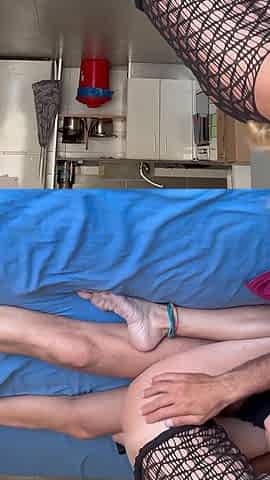 Don't Take Out Your Cock, Cum Inside - Amateur Wife with Double Orgasm, Pussy Eating and Missionary