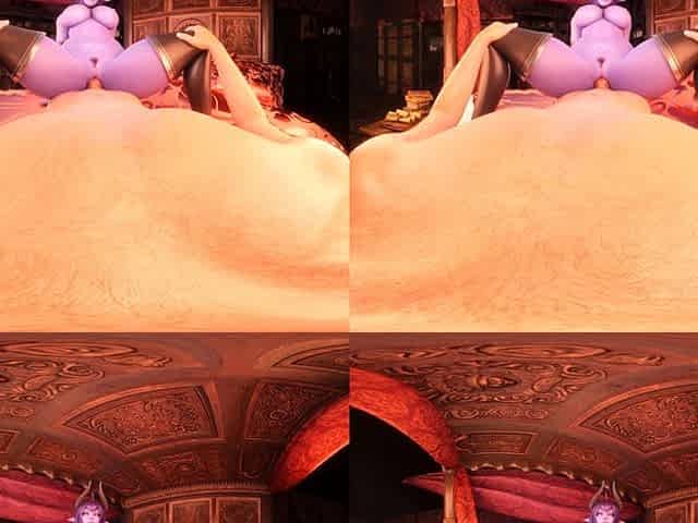 Hot 3D redhead licking a pussy while getting fucked