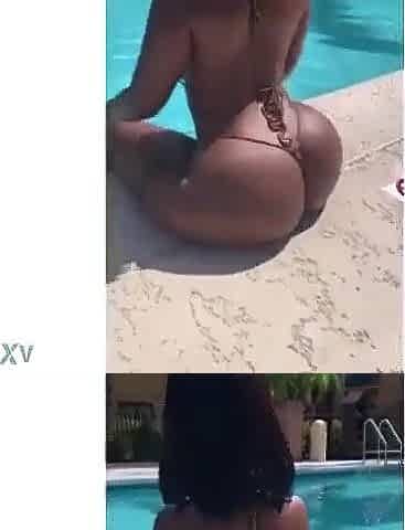 Chubby booty black riding with excitement