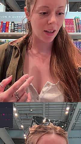 Trying Not To Cum In The Bookstore Whilst Hunting For Smut