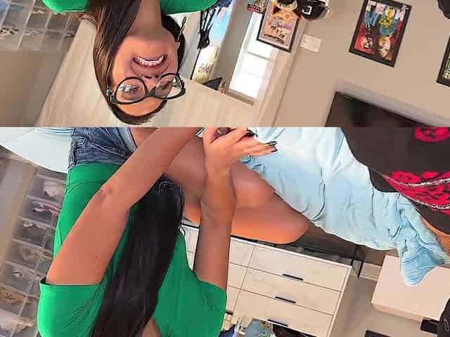 Nerdy Stepsis Jade Green Wants To Try Out For Porn with Teddy Tarantino
