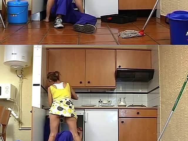 Noa is a cleaning lady who loves shagging her new friend