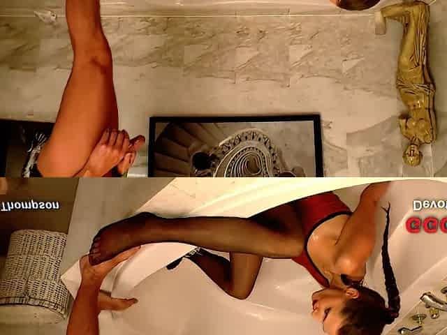 Goo Girl Star Drinks Piss And Cum Bukkake
