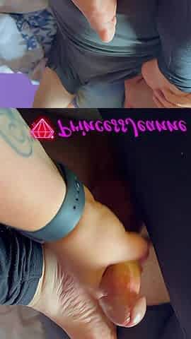 Hard Colse up BBW Wife Handjob Big Cum POV