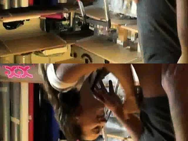 Pretty amateur redhead teen Farrah Flower fucked in public
