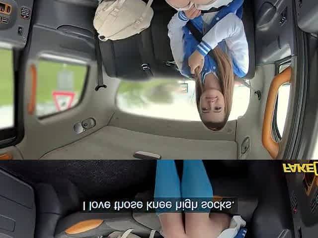 One more HAWT VIRGIN pops her Cherry in my TAXI - Fake Taxi