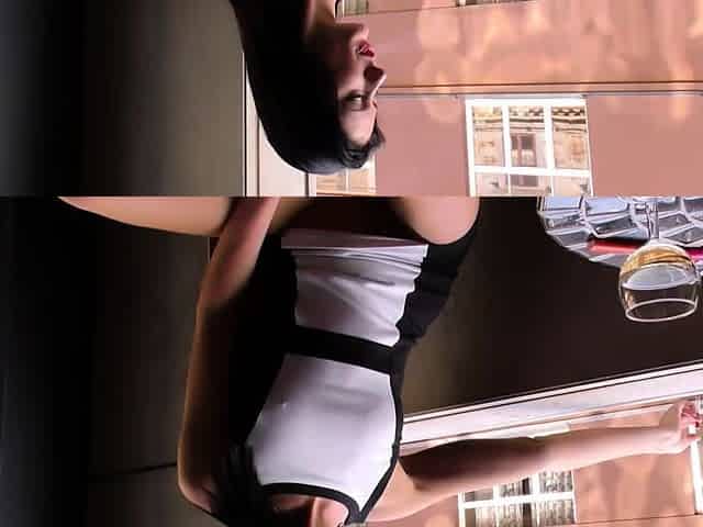 Posh Girl Laima Masturbates on Balcony with Toys