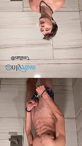 Came in the gym shower and nearly got caught