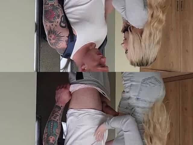 Unfaithful milf had fun with her lover not long before her husband came back