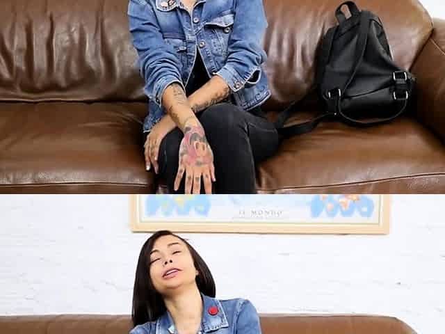 Big tits Latina teen gets face fucked