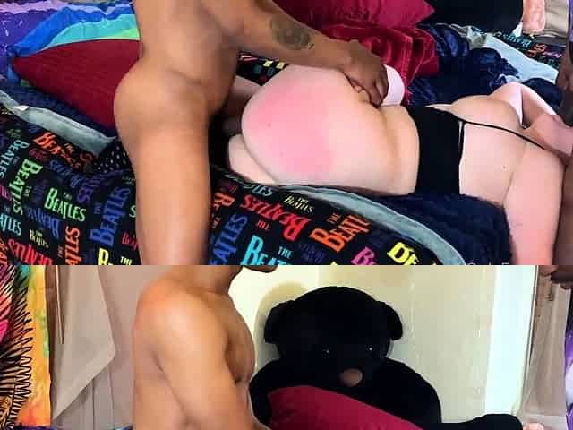 Interracial Combo Blowjob Handjob
