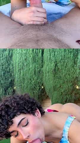 Foxy Alex POV blowjob!