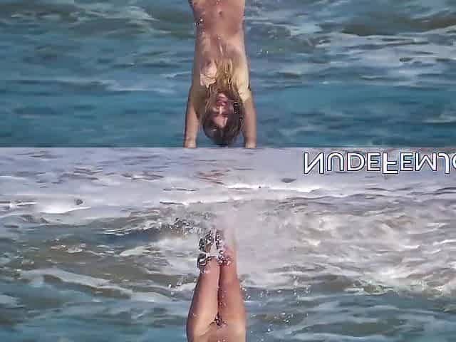 Teenage 18+ Beauty Makes Everyone Aroused With Beach Tease