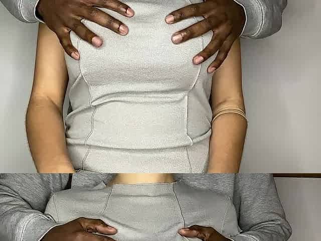 A very gripping TITTY massage - BREAST massage