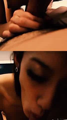 Slutty Skinny Asian Gets Her Hairy Cunt Filled with a Creampie