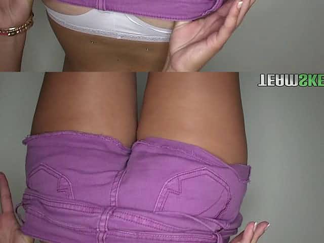 Her ass with tan lines is amazing in a POV fuck scene