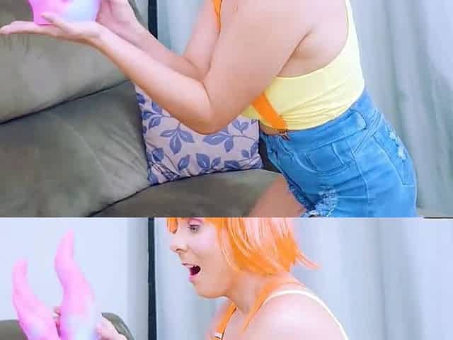 POKEMON COSPLAY - MISTY GETS ANAL WITH A BIG DILDO TOY