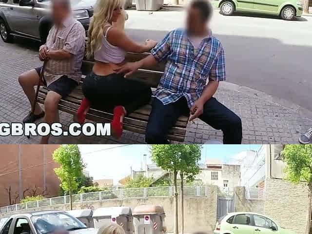 BANGBROS - Large Booty Golden-haired PAWG Blondie Fesser Screws In Public! (pb14632)