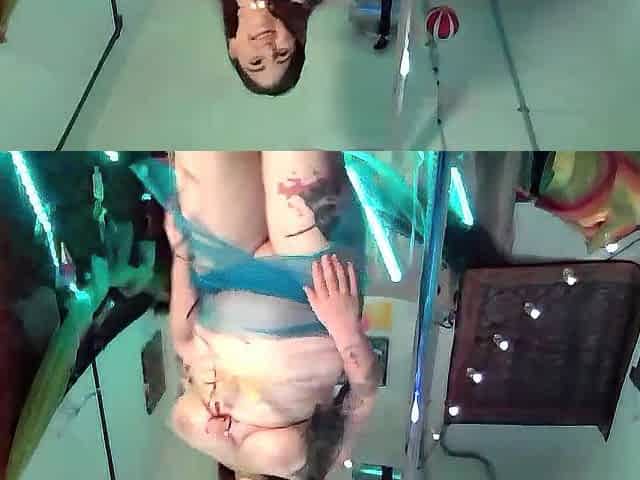 Wrapped like a present for u doing pole tricks and striptease