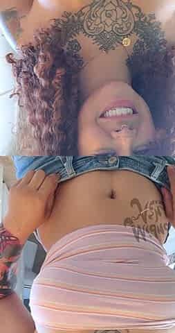 Cute curly brunette solo webcam masturbation