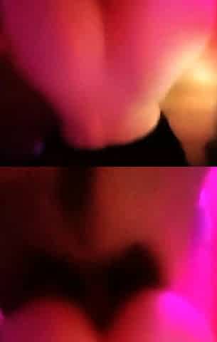 Shaved pussy amateur teen fucks huge dick pov