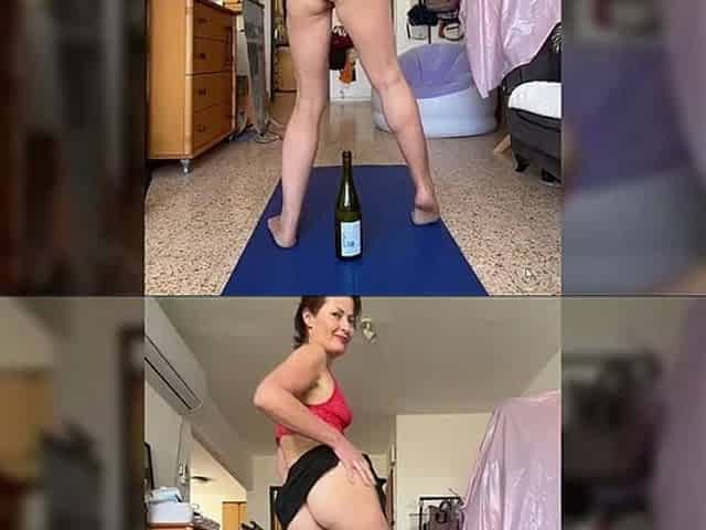 The Natural Hairy Pussy MILF,really Likes to Tease.