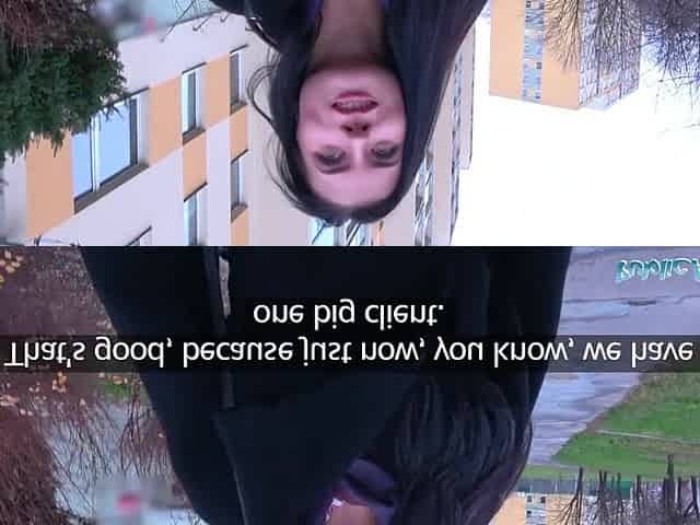 Public Agent Large penis screws hawt Russians ideal body for money