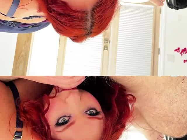 Miranda Macleod- Newbie Redhead Gets White & Black
