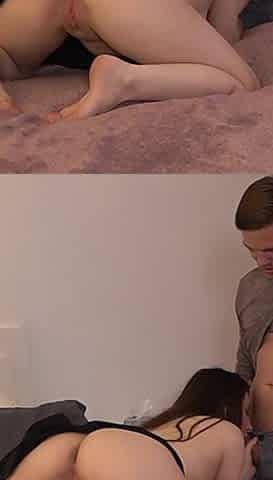 I Catch My Stepsister Masturbating on Our Parent's Bed! so Then I Fuck Her to Teach Her a Lesson - Steve Rickz, Ariel King