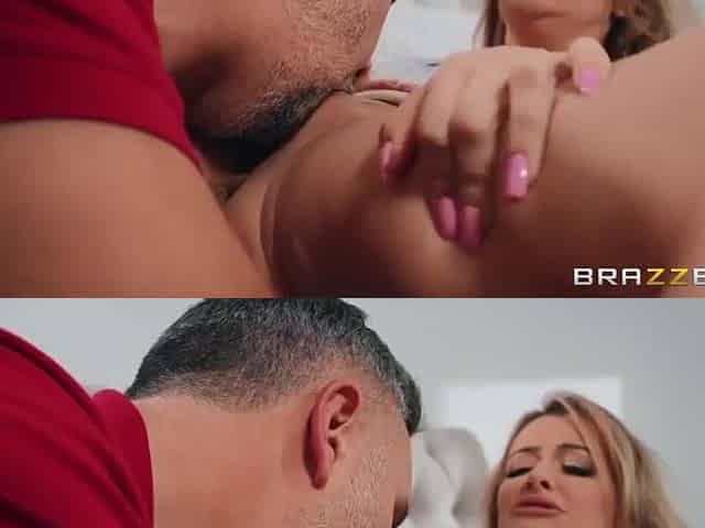 Horny Babe Gets Properly Fucked In Bed With Linzee Ryder And Keiran Lee