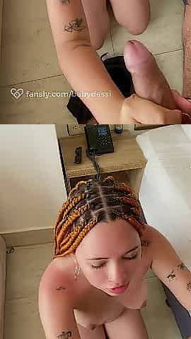 Babydessi wishes to be DRILLED Hard and gets the facial this babe merits