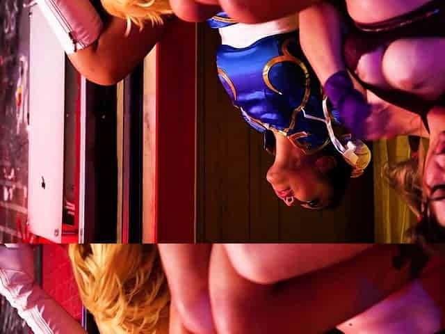 Street Fighter Orgy - Girls Get DP & SQUIRT! Steve Rickz,