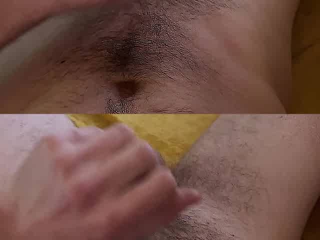 Lubed up Solo masturbation