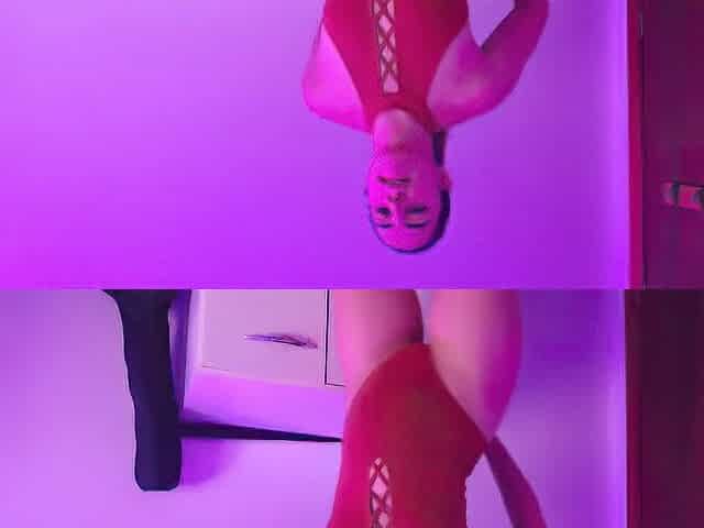 Golden-haired Large Booty Masturbating in Silence for Her Boyfriend