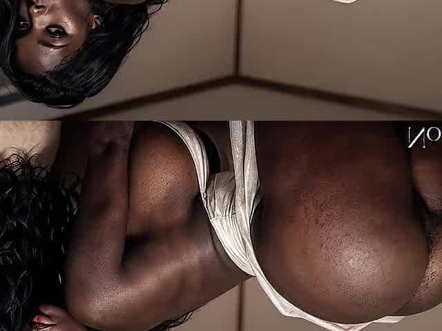 Lascivious black cutie bounces on top and shakes her firm butt [AI]
