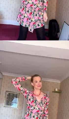 Cumshot amateur MILF suck and jerks dude in the bedroom