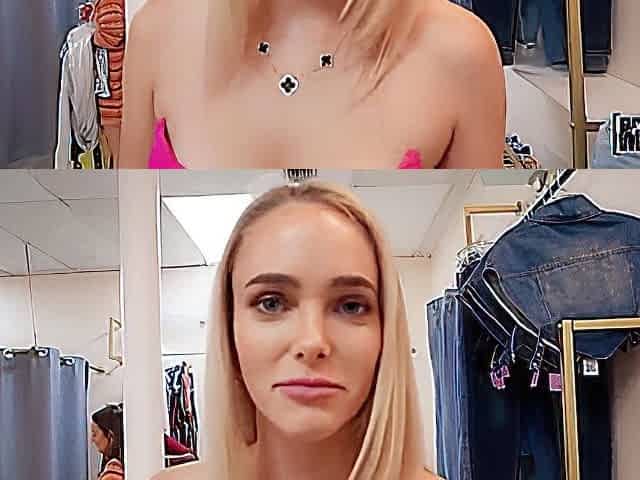 Shopping Makes Athena Horny