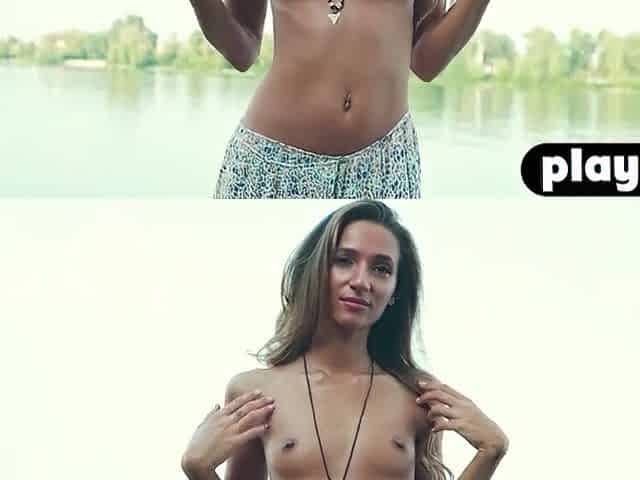 Hawt sweetheart in nature's garb her breathtaking body after hawt posing in hawt underware