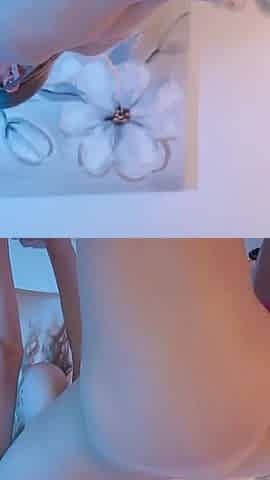 While She Was Shaking Her Butt in Front of the Camera, She Got a Big Donation