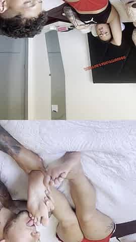 That guy likes to lick my filthy feet?