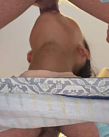Sucking My Man's Balls and Dick Until He Squirts Cum in My Mouth 07/20/25