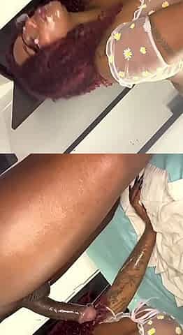I Fucked My Brunette Friend in the Chair and Made Her Squirt.
